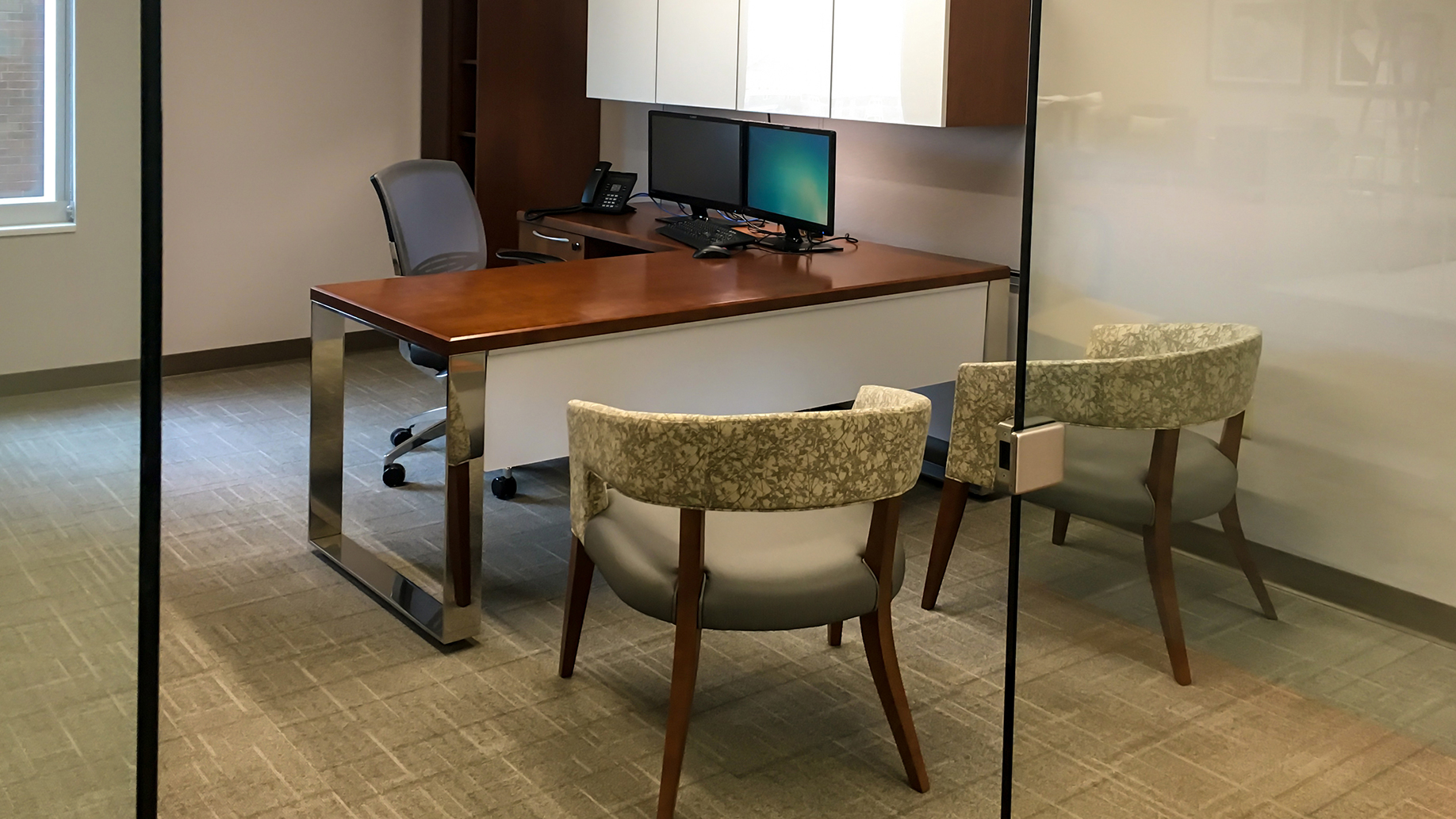 FramelessGlassOfficeDoor Frameless glass office door